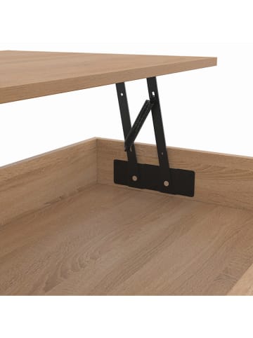 IDOMYA Essentials Salontafel "Spider" lichtbruin/zwart - (B)100 x (H)40 x (D)50 cm