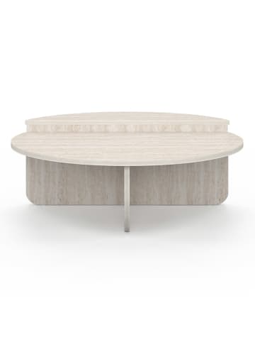IDOMYA Factory Salontafel beige - (H)35 x Ø 90 cm