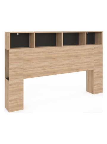 IDOMYA Essentials Bedhoofdbord "Léo" beige - (B)165 x (H)105 cm