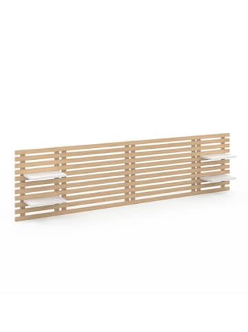 IDOMYA Essentials Bedhoofdbord "Ava" lichtbruin - (B)240 x (H)62 cm