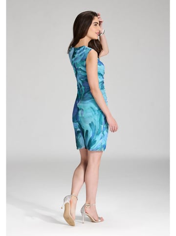 SWING Kleid in Türkis/ Blau
