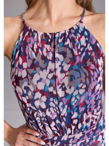 SWING Jurk paars/donkerblauw