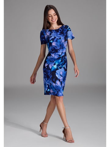 SWING Kleid in Dunkelblau/ Lila