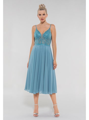 SWING Kleid in Türkis