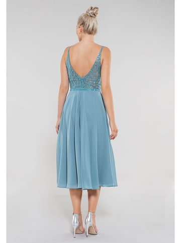 SWING Kleid in Türkis