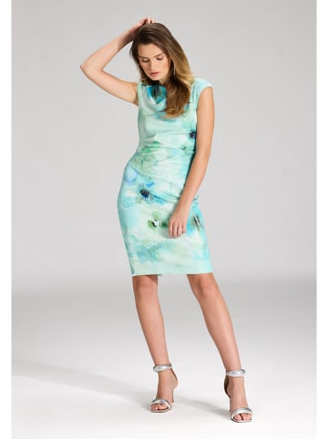 SWING Kleid in Türkis