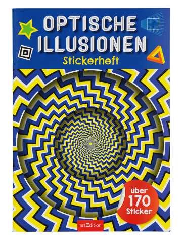 ars edition Stickerheft "Optische Illusionen Stickerheft"