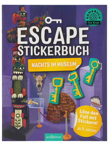 ars edition Escape-Stickerbuch "Nachts im Museum"