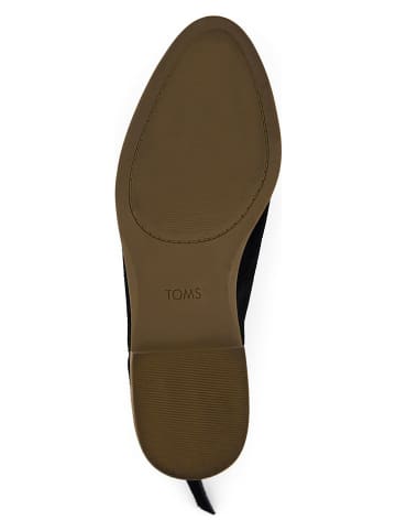 TOMS Skórzane botki w kolorze czarnym