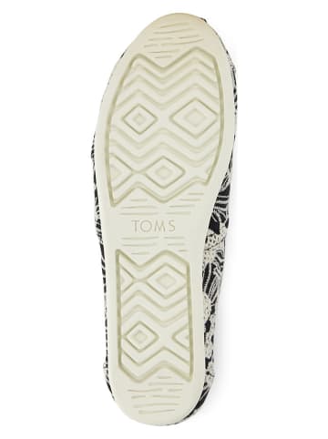TOMS Instappers zwart/crème