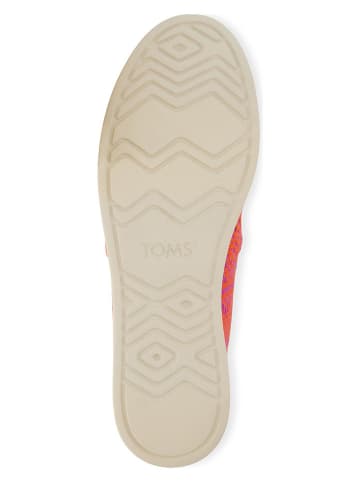 TOMS Slippersy w kolorze czerwonym