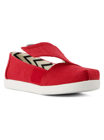 TOMS Slipper in Rot