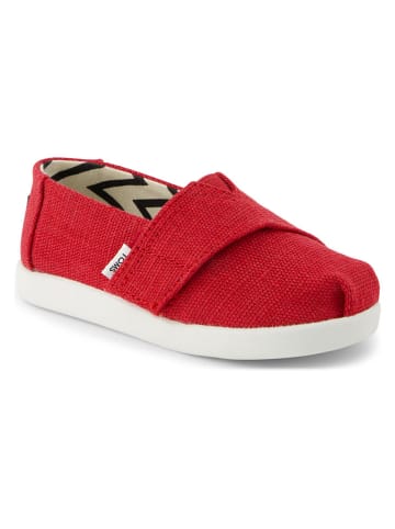 TOMS Slippersy w kolorze czerwonym