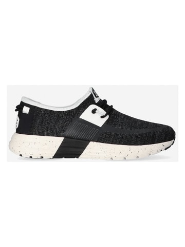 Hey Dude Schnürschuhe in Schwarz/ Weiß