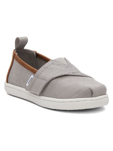 TOMS Slipper in Grau/ Hellbraun