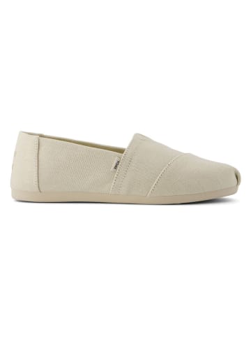 TOMS Espadryle w kolorze kremowym