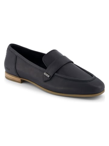 TOMS Leren instappers zwart