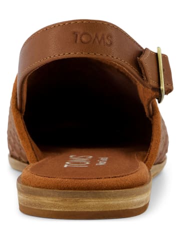 TOMS Baleriny w kolorze jasnobrązowym z paskiem