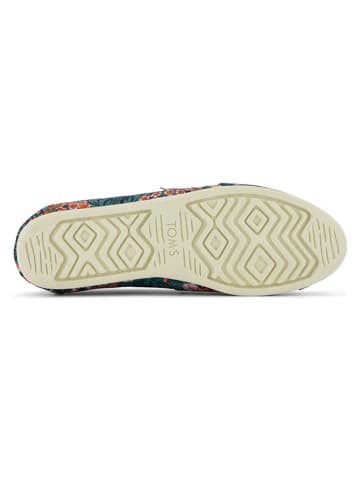 TOMS Slippersy ze wzorem