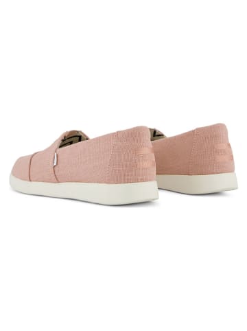 TOMS Slippersy w kolorze jasnoróżowym