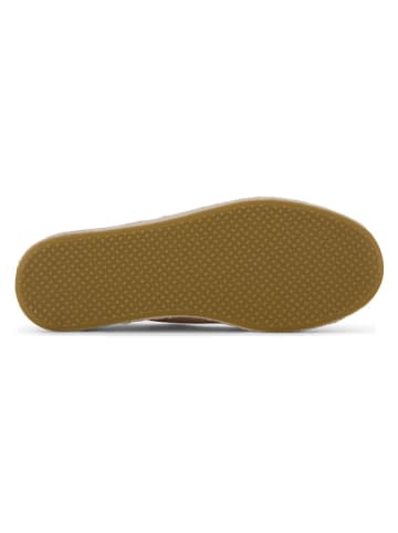 TOMS Leder-Espadrilles in Rosa