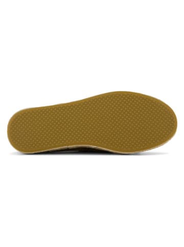 TOMS Skórzane espadryle w kolorze khaki