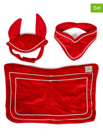 ASTRUP Zubehör-Set für Steckenpferde in Rot - ab 3 Jahren