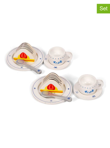 MAMAMEMO 10tlg. Tee-Set in Creme - ab 2 Jahren