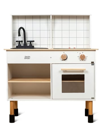MAMAMEMO Spielküche in Weiß/ Beige - ab 3 Jahren