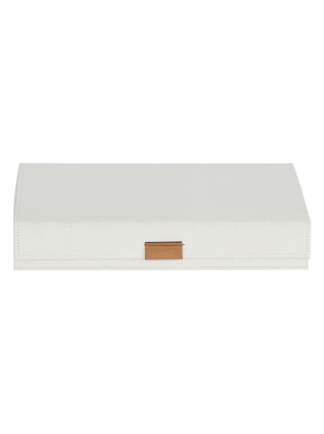 STORE IT Pudełko "Premium" w kolorze beżowym na okulary - 32 x 5,5 x 25 cm