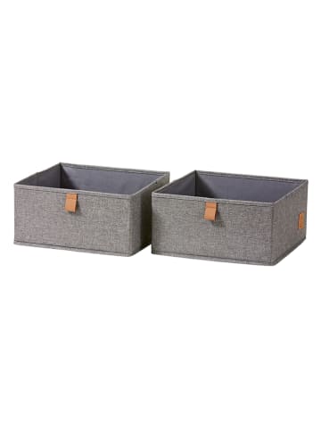 STORE IT Organizery (2 szt.) w kolorze szarym - 30 x 15 x 30 cm