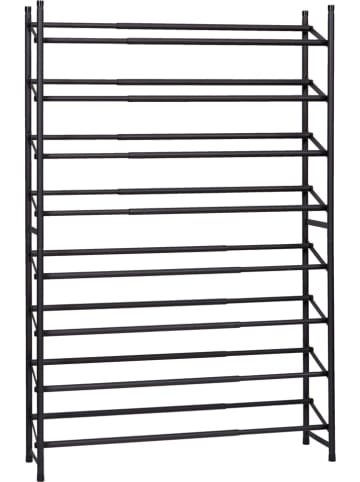 STORE IT Teleskop-Schuhregal "Loft" in Schwarz - (B)62 -116 x (H)68 x (T)23 cm