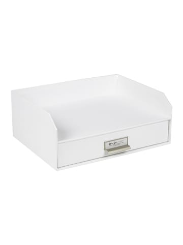 BigsoBox Dokumenten-Ablage "Walter" in Weiß - (B)33,5 x (H)13 x (T)25,5 cm