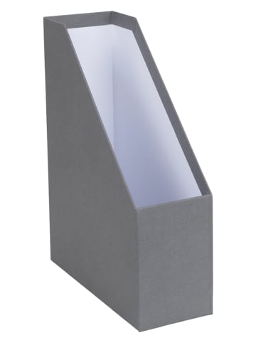 BigsoBox Stehsammler "Viktoria" in Hellgrau - (B)24,5 x (H)32 x (T)10 cm