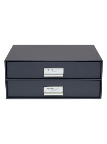 BigsoBox Schubladenbox "Birger" in Anthrazit - DIN A4