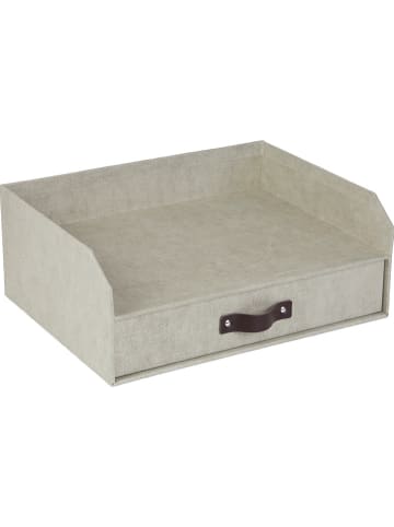 BigsoBox Dokumenten-Ablage "Walter" in Beige - (B)33,5 x (H)13 x (T)25,5 cm