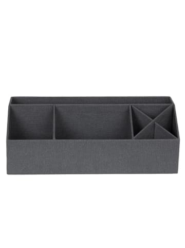 BigsoBox Organizer "Elisa" w kolorze ciemnoszarym - 33 x 12,5 x 12,5 cm