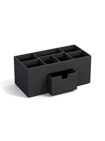 BigsoBox Organizer "Vendela" w kolorze czarnym na biurko - 10 x 8,5 x 10 cm