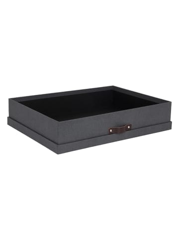 BigsoBox Pudełko "Sverker" w kolorze czarnym na dokumenty - 43,5 x 31 x 8,5 cm