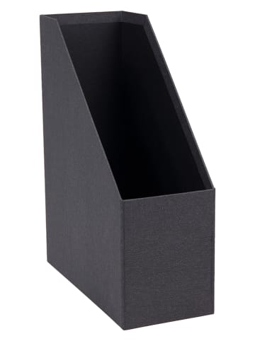 BigsoBox Organizer stojący "Estelle" w kolorze czarnym - 24,5 x 32 x 11,5 cm