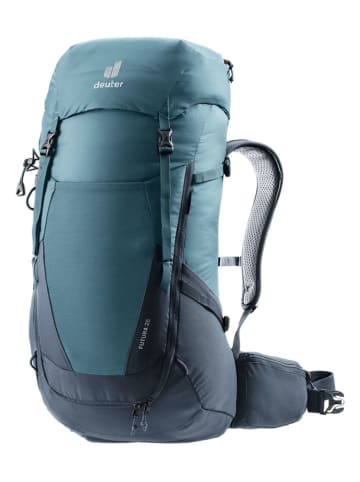Deuter Plecak turystyczny "Futura 27" w kolorze turkusowym - 30 x 61 x 20 cm