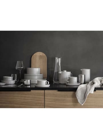 Blomus 2-delige set: theedoeken ''Gano'' grijs/crème - (L)70 x (B)50 cm
