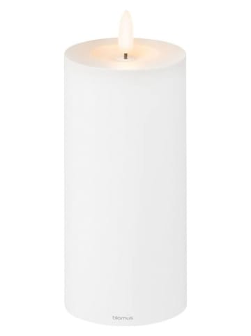 Blomus Świeca LED w kolorze białym - wys. 17 x Ø 7 cm