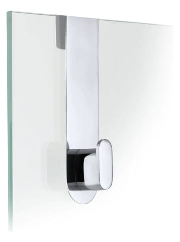 Blomus Haken voor glazen douchewanden ''Nexio'' zilverkleurig - (B)3 x (H)14 x (D)3 cm
