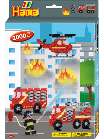 Hama 2000-częściowy zestaw koralików "Fire Department" do prasowanek - 5+