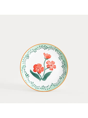 Homla Dessertteller ''Limk'' in Weiß/ Grün/ Rot - Ø 20 cm