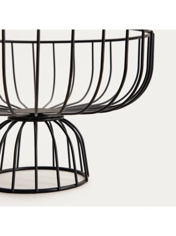 Homla Obstkorb ''Wardon'' in Schwarz - (H)18,5 x Ø 28 cm