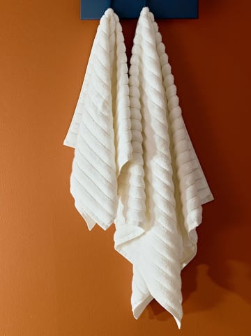 Homla Duschtuch "Astri" in Weiß - (L)130 x (B)70 cm