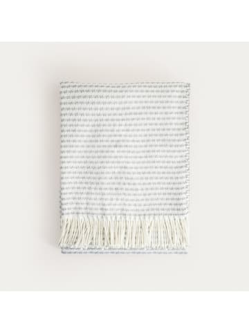 Homla Wohndecke ''Sorbo'' in Grau/ Creme - (L)200 x (B)150 cm