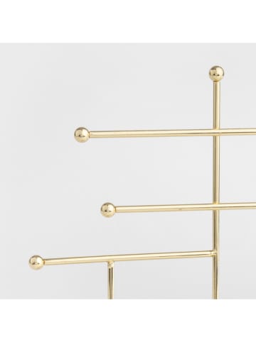 Homla Schmuckständer ''Dita'' in Weiß/ Gold - (B)20 x (H)30 x (T)15 cm